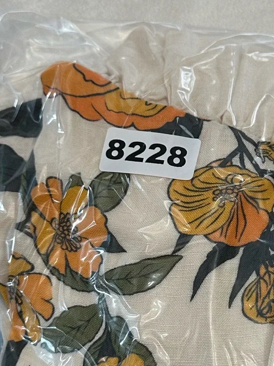 FARM Rio White V-Neck A-Line Maxi Dress Size XL 38228 - Picture 10 of 11